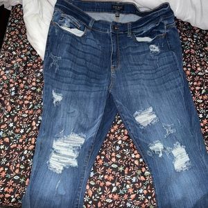 Judy Blue Distressed Skinny Jeans - size 20
